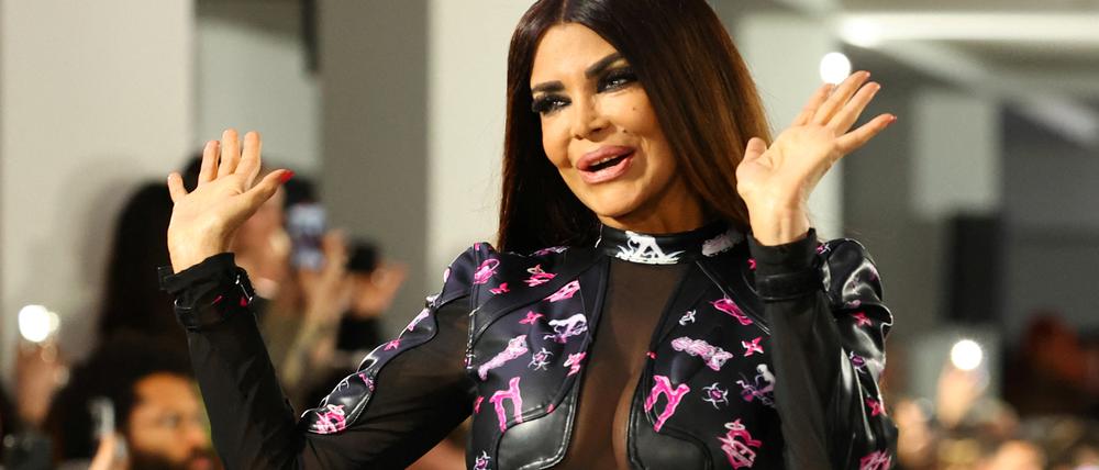 Kader Loth lief für das Modelabel „Namilia“ bei der Fashion Week über den Laufsteg.