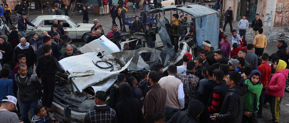 Israel bombardiert Rafah seit Samstag.