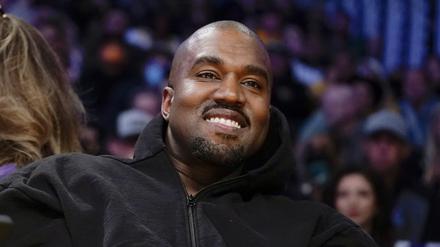 Der Rapper Kanye West. 