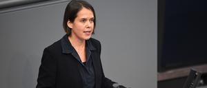 Die frühere Bundestagsabgeordnete Christine Buchholz (Linke).