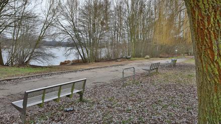 An einiges Stellen kommt man in Große Glienicke ans Ufer. An anderen nicht.