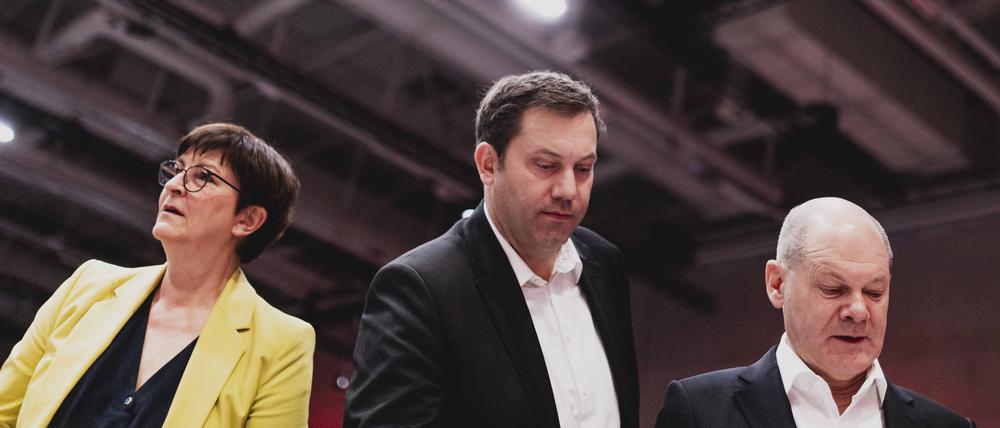 Die Parteispitze der SPD. 