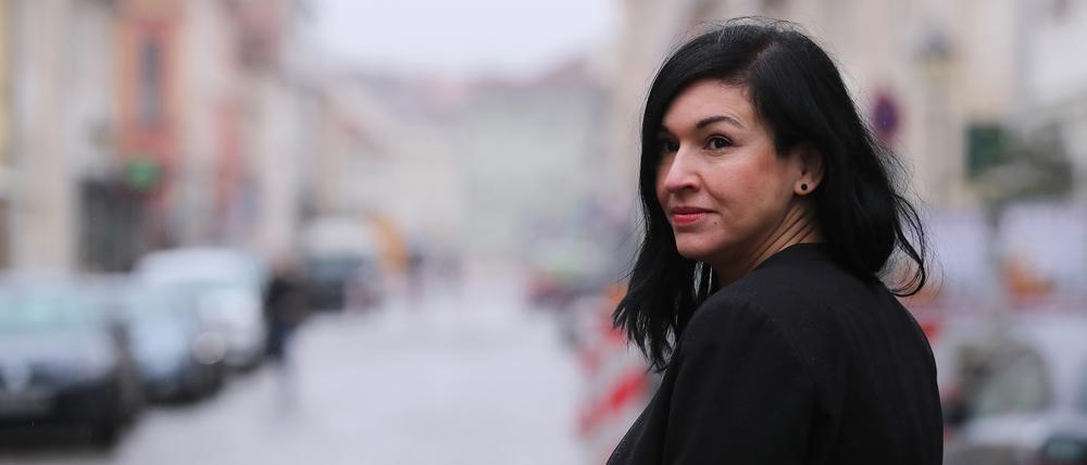 Potsdam, 27.01.2023 / Lokales / Noosha Aubel, Foto: Ottmar Winter PNN ACHTUNG: Foto ist ausschließlich für redaktionelle Berichterstattung der PNN und des TGSP! Eine kommerzielle Nutzung, z.B. Werbung, ist ausgeschlossen. Die Weitergabe an nicht autorisierte Dritte, insbesondere eine weitergehende Vermarktung über Bilddatenbanken, ist unzulässig.