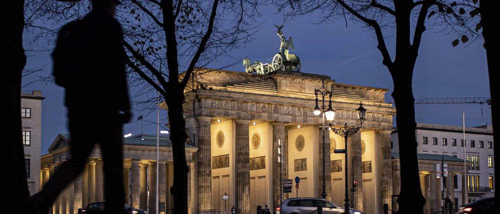 Das Brandenburger Tor in Berlin.