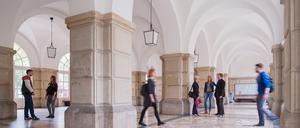 Berlin, Deutschland, Hochschule für Wirtschaft und Recht Berlin, Campus Schöneberg, Haus B, Foyer