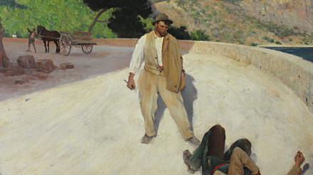 Jules-Alexis Muenier, „Streit der Kutscher“, 1893.