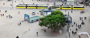 Blick auf den Alexanderplatz.
