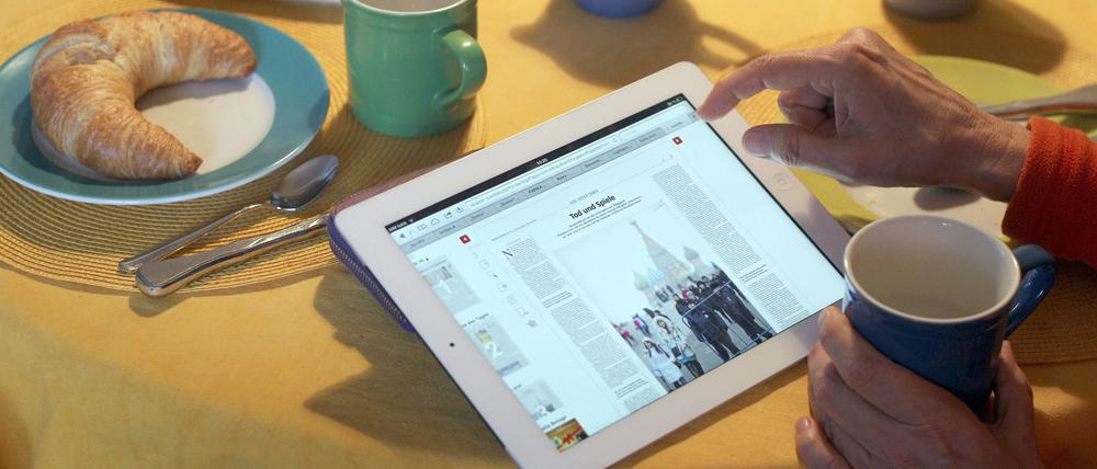 Im Jahr 2030 werden E-Paper ein Drittel der Zeitungsabos ausmachen. 