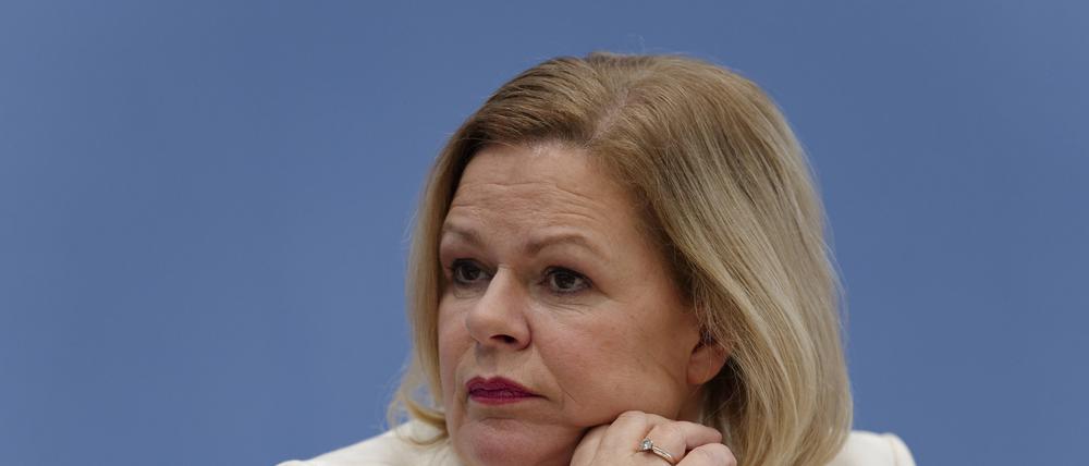 Bundesinnenministerin Nancy Faeser trifft heute ihre Länderkollegen.