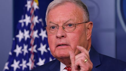 Keith Kellogg spricht am 22. September 2020 während einer täglichen Pressekonferenz im Weißen Haus in Washington, D.C., mit Journalisten.