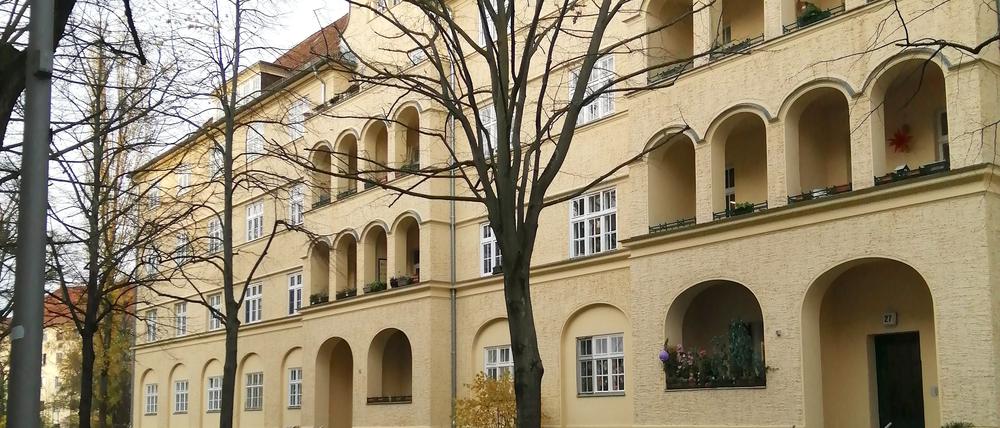 Altbau in der Markelstraße in Berlin-Steglitz.
