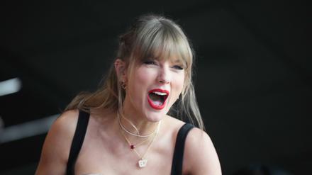 Taylor Swift beim Superbowl. 