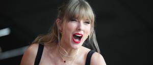 Taylor Swift beim Superbowl. 