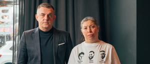 Sedat Gürbüz und Hamza Kurtović von der Initiative 19. Februar in Berlin, Hotel Motel One Berlin-Hackescher Markt.