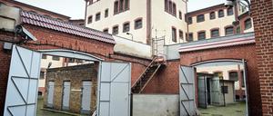 Innenhof der Gedenkstätte Lindenstraße 54 in Potsdam. 
