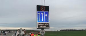 Beim Aufbau der Video-Anlage an der A24 wurden die Geräte bereits ein erste Mal getestet.