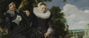 Doppelbildnis eines Paares, das lange für Frans Hals und seine Frau gehalten wurde.(um 1622). 