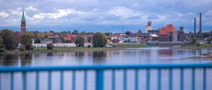 Die Stadt Wittenberge in der Prignitz.