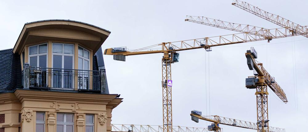 Das Berliner Baugewerbe rechnet derzeit nicht mit einem Aufschwung.