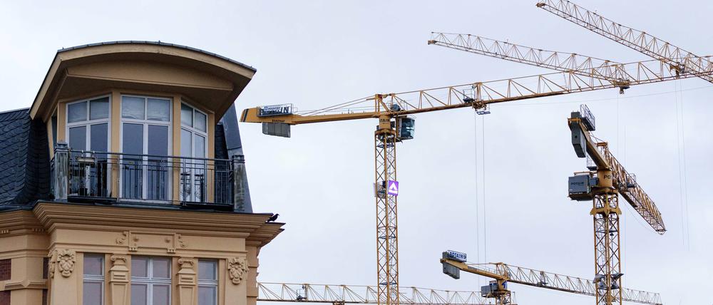 Das Berliner Baugewerbe rechnet derzeit nicht mit einem Aufschwung.