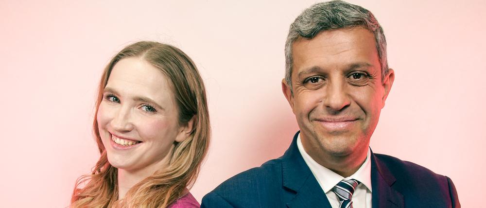 Raed Saleh und Luise Lehmann, kandidieren gemeinsam für den SPD-Landesvorsitz der SPD Berlin
