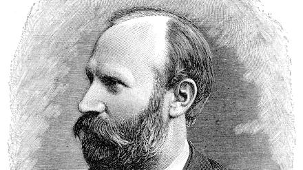 Heinrich Wilhelm Gottfried von Waldeyer-Hartz auf einem Holzschnitt von 1888. 
