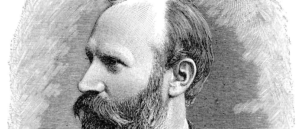 Heinrich Wilhelm Gottfried von Waldeyer-Hartz auf einem Holzschnitt von 1888. 