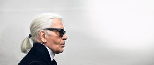 Modedesigner Karl Lagerfeld 