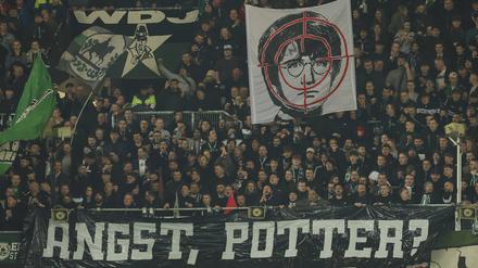 Hannovers Fans bewiesen am Freitag Humor.