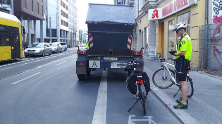 Meist kümmert sich die Fahrradstaffel um Falschparker.