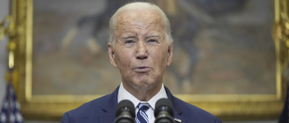 US-Präsident Joe Biden im Weißen Haus.