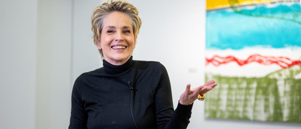 Berufung als Künstlerin. Bevor sie Schauspielerin wurde, hat Sharon Stone Malerei studiert.