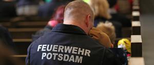 Potsdamer Blaulichtgottesdienst: Gedenken an verstorbene Einsatzkräfte in der Nikolaikirche Potsdam.