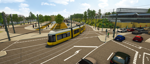 So soll die Gleisschleife am Bahnhof Schöneweide aussehen