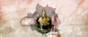 Das Deutsche Bild von Preußen: schmucke Schlösser, Pickelhaube, Bismarck.