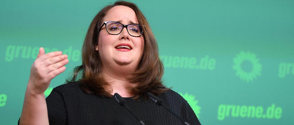 Ricarda Lang, Bundesvorsitzende von Bündnis 90/Die Grünen, verteidigt ihre Haltung.