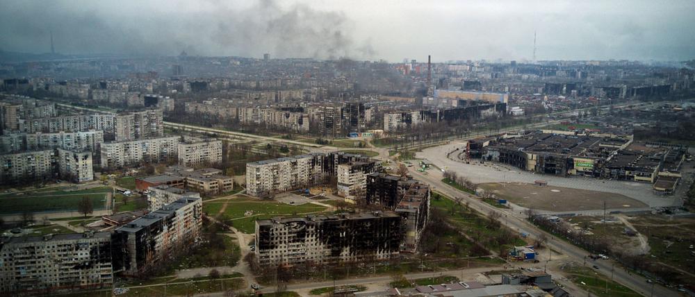 Mariupol in Trümmern.