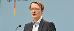 Der Bundesgesundheitsminister Karl Lauterbach (SPD).