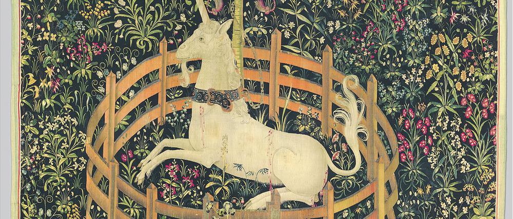 Begehrte Jagdtrophäe aus dem Reich der Mythen: Das Horn eines Einhorns galt als Wundermittel..