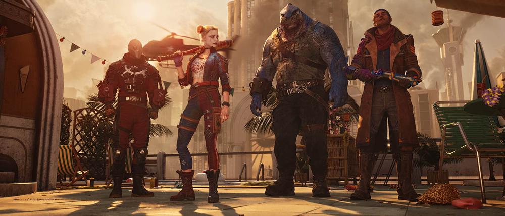 Vier Anti-Helden wie aus dem Bilderbuch: die Suicide Squad. 