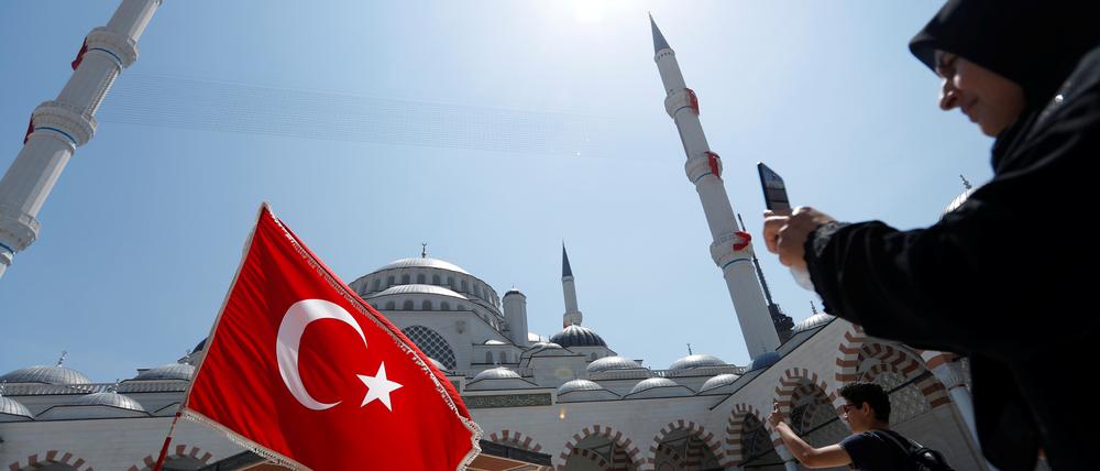 Ein Platz auch zu Ehren Erdogans: die Camlica-Moschee in Istanbul.