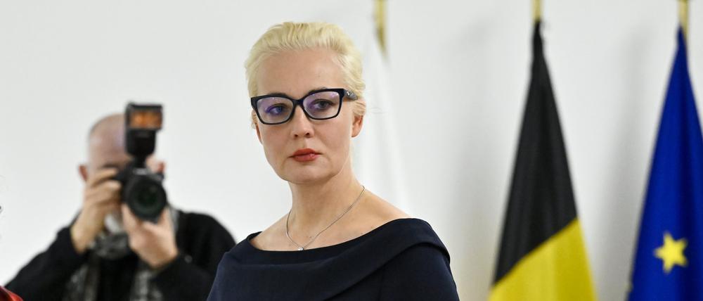 Julia Nawalnaja, die Ehefrau des verstorbenen russischen Oppositionsführers Alexej Nawalny.