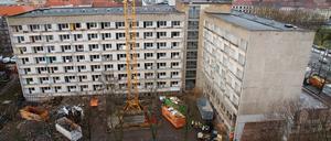 Blick von oben: Der Staudenhof wird bis April 2025 schrittweise abgerissen. 