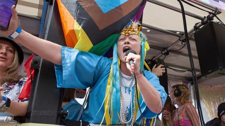 Loki von Dorn engagiert sich in Berlin im Verein „Kwitne Queer“.