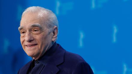 Martin Scorsese poses during a photocall ahead of the Hommage Gala Award Ceremony where he will receive the Honorary Golden Bear Award at the 74th Berlinale film festival in Berlin on February 20, 2024. (Photo by Odd ANDERSEN / AFP)