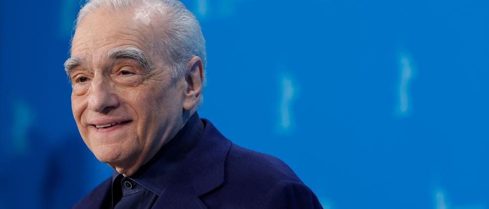 Martin Scorsese poses during a photocall ahead of the Hommage Gala Award Ceremony where he will receive the Honorary Golden Bear Award at the 74th Berlinale film festival in Berlin on February 20, 2024. (Photo by Odd ANDERSEN / AFP)