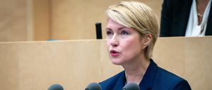 Manuela Schwesig, SPD-Ministerpräsidentin von Mecklenburg-Vorpommern. 