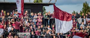 Ob zuhause oder auswärts – bei den Spielen des BFC sind immer zahlreiche Fans dabei. 