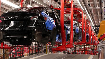 Das Tesla-Werk in Grünheide 