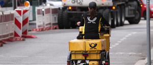 Postzustellung in Potsdam.